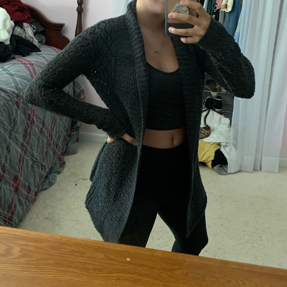 Dark Gray Cardigan